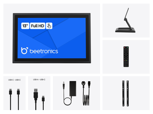 Pantalla Táctil Metálica de 13