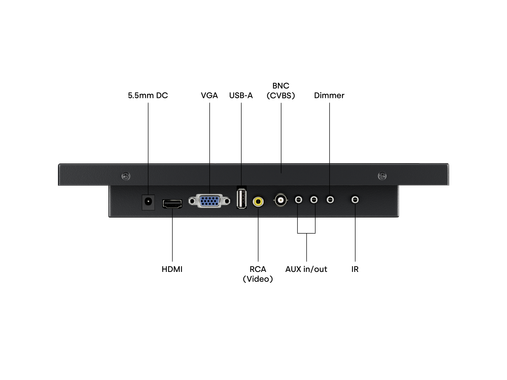 Monitor Metálico de 12